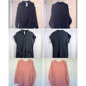 Women's Size L Clothing Bundle‎ Paper 27 Romper Miss Love Blouse NWT